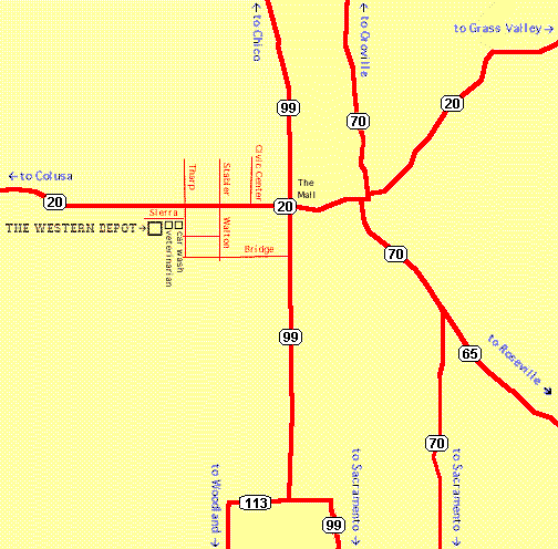 Map To The Western Depot