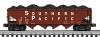 Southern Pacific die cast ribbed 4-bay hopper