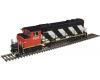 Canadian National (Zebra Stripes) GP40-2 (W) #9666 w/ESU Loksound Canadian National (Zebra Stripes) GP40-2 (W) #9666 w/ESU Loksound