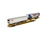 Trailer Train F89F 89' Long Runner #161189 With 2 53' Utility Reefers Trailer Train F89F 89' Long Runner #161189 With 2 53' Utility Reefers