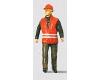 Individual Figure - Railway Personel Modern Switchman with Safety Vest Individual Figure - Railway Personel Modern Switchman with Safety Vest