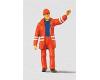 Individual Figure - Railway Personnel Modern Switchman Raised Arm Individual Figure - Railway Personnel Modern Switchman Raised Arm