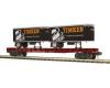 Chesapeake & Ohio flatcar with two Timken PUP trailers Chesapeake & Ohio flatcar with two Timken PUP trailers