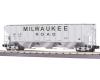 Milwaukee Road PS-2CD high-sided covered hopper #99619 Milwaukee Road PS-2CD high-sided covered hopper #99619