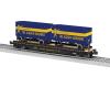 Alaska Railroad TOFC flatcar #12706 with two trailers Alaska Railroad TOFC flatcar #12706 with two trailers