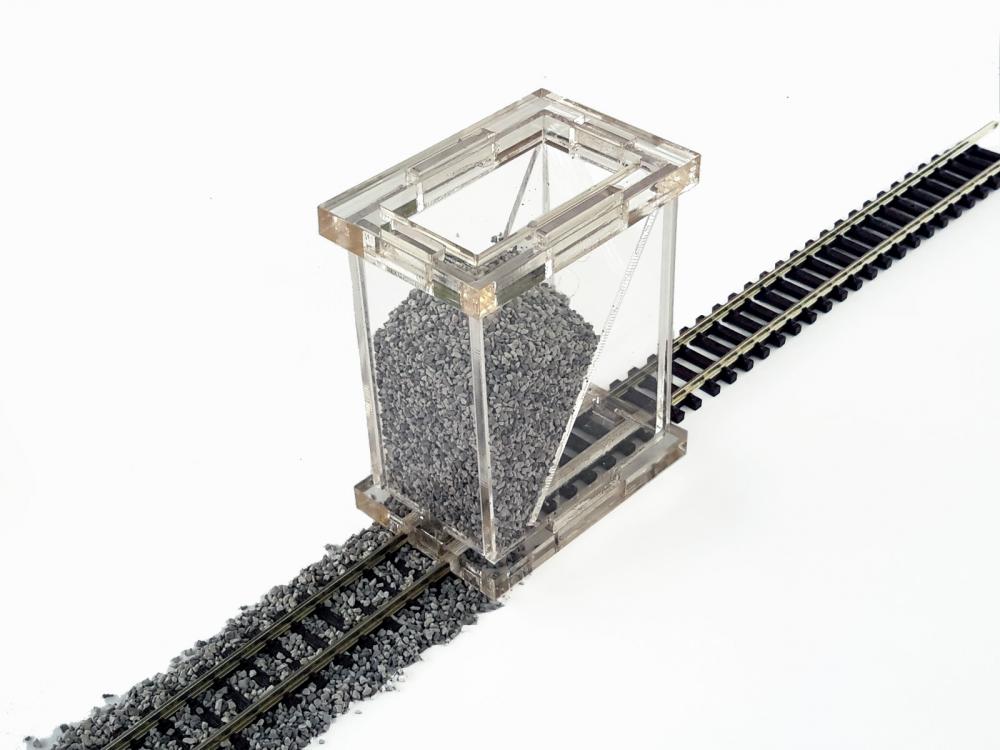 ballasting n scale track